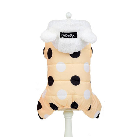 Image of Polka Dot Cotton Coat