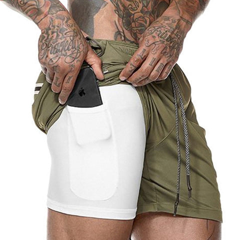 Image of Jogging Gym Shorts with Built-in pocket Liner