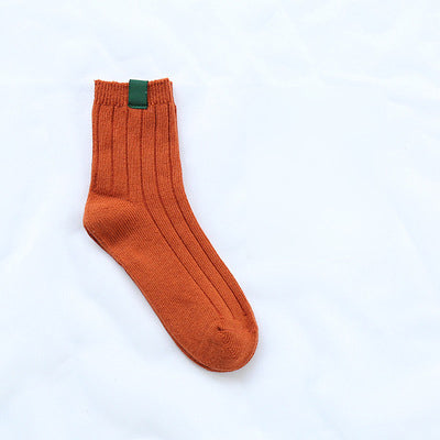 Image of 1Pair Warm Women Socks Striped