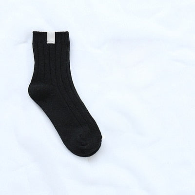 Image of 1Pair Warm Women Socks Striped
