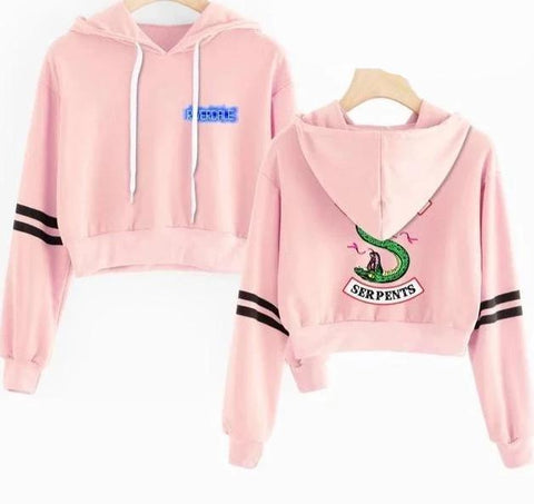 Image of Women Crop RIVERDALE Top Hoodies