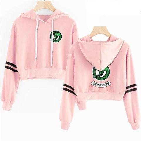 Image of Women Crop RIVERDALE Top Hoodies