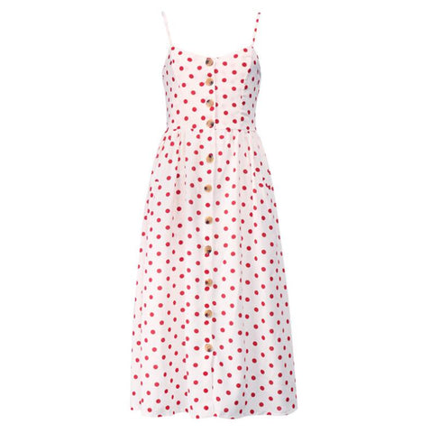 Image of Elegant Button Women Dress