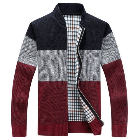 Image of Winter Men's Jackets Thick Cardigan