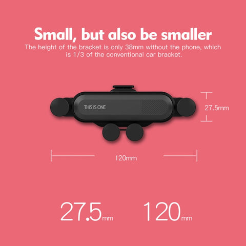 Image of Gravity Car phone Holder For iphone X Xs Max Samsung S9 in Car Air Vent