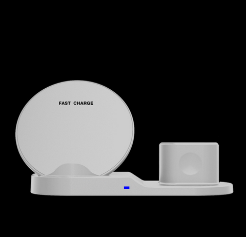 Image of 3 in1 10W Qi Wireless Charger Dock Station (Fast Charging for Apple Watch)