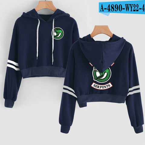 Image of Women Crop RIVERDALE Top Hoodies