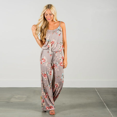Image of Women Super Comfy Floral Jumpsuit