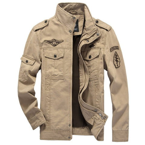 Image of Cotton Military Jacket