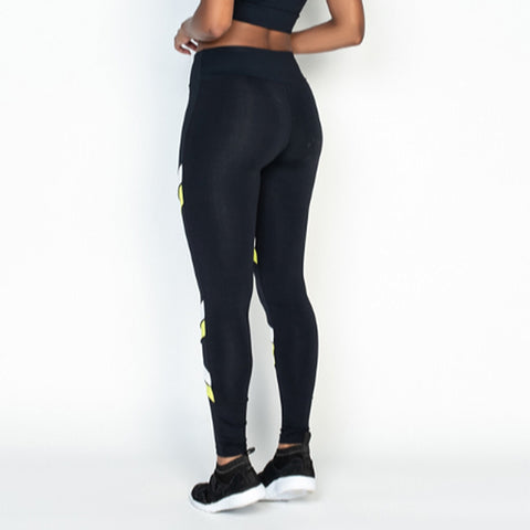 Image of Brethable Skinny Striped Pattern Leggings