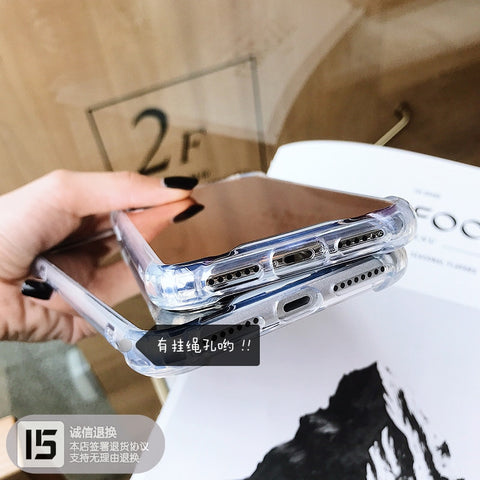 Image of Gasbag Drop Proof Mirror Case for iphone XR 7 8 XS MAX XSmax