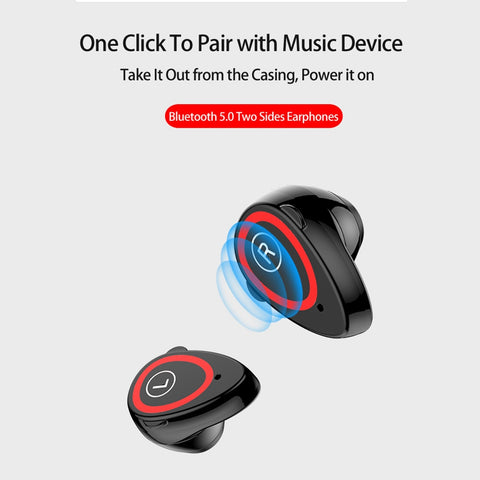 Image of Smart Watch Heart Rate Monitor Bluetooth Earphone Fitness