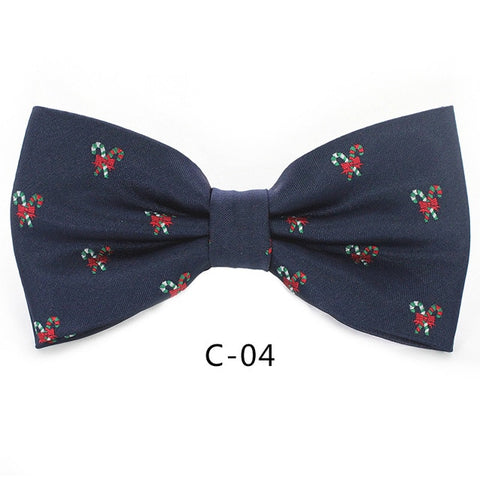 Image of Christmas Bow Ties for Mens Shirt Snowflake Christmas