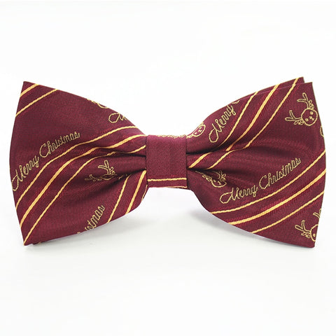 Image of Christmas Bow Ties for Mens Shirt Snowflake Christmas