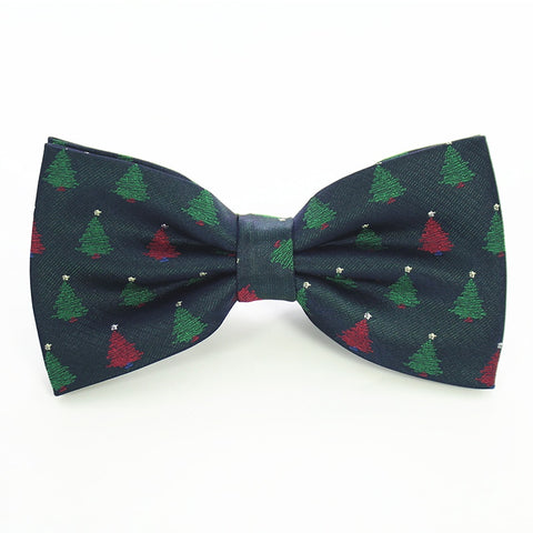 Image of Christmas Bow Ties for Mens Shirt Snowflake Christmas