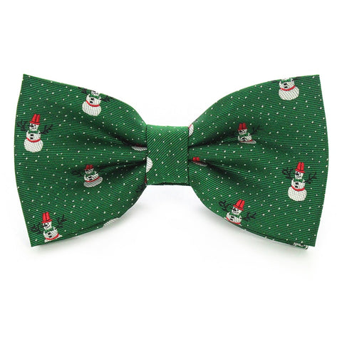Image of Christmas Bow Ties for Mens Shirt Snowflake Christmas