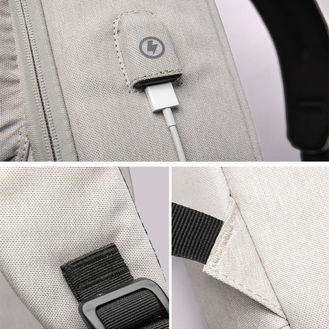 Image of 15.6 inch USB Charge Backpack Waterproof Laptop Backpack