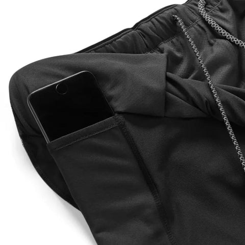 Image of Men 2 in 1 Running Shorts Jogging Gym Fitness Training