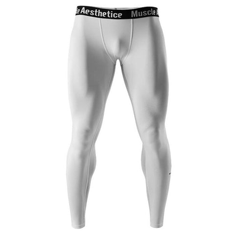 Image of Men Compression Tight Leggings Running Sports