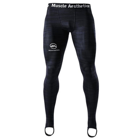 Image of Men Compression Tight Leggings Running Sports