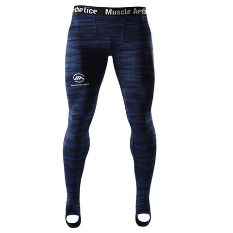 Image of Men Compression Tight Leggings Running Sports