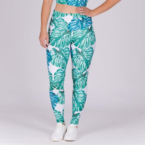 Image of Elastic Force Breathable Skinny Polyester Leggings