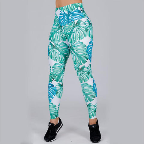 Image of Elastic Force Breathable Skinny Polyester Leggings