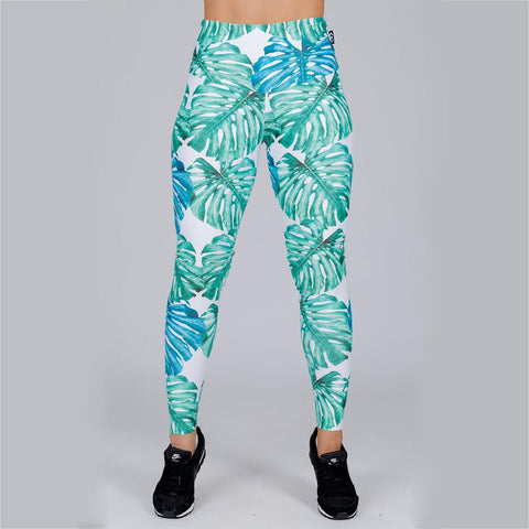 Image of Elastic Force Breathable Skinny Polyester Leggings