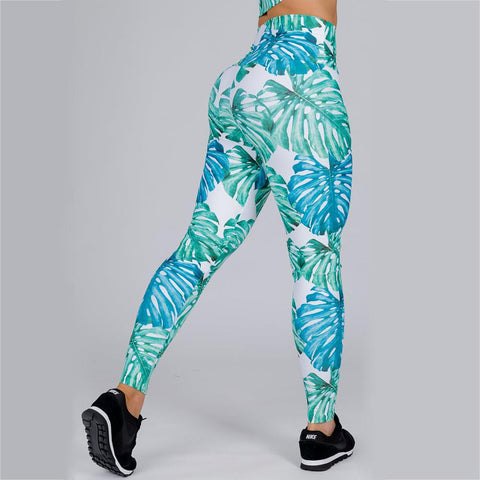 Image of Elastic Force Breathable Skinny Polyester Leggings
