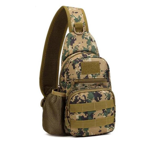Image of Popular men's bags tactics chest backpack high grade tourism waterproof
