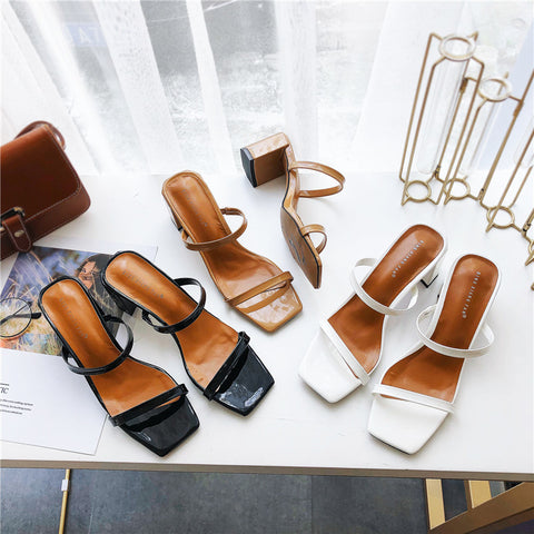 Image of Slip On Square Heel Women