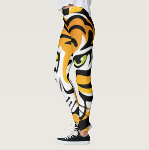 Image of Tiger Pattern Leggings