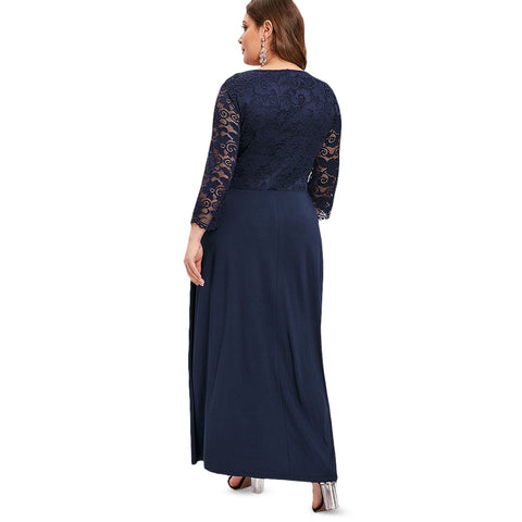 Image of Women Plus Size Cut Out Lace Panel