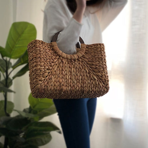 Image of Women Rattan Handbag