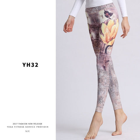 Image of Women Yoga Pants Printed