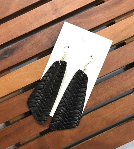 Image of Black Woven Geo