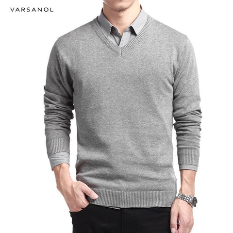 Image of Varsanol Cotton Long Sleeve Pullovers
