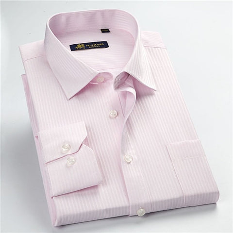 Image of High quality classic twill business long sleeve shirt