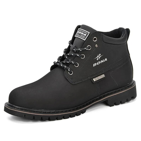 Image of Men Comfortable Men Leather Boots For Men Shoes