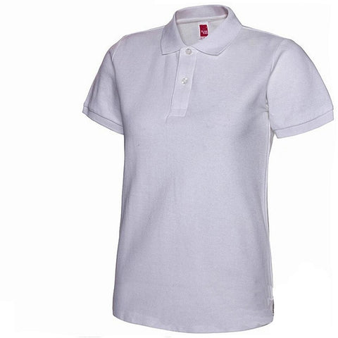 Image of Women Short Sleeve Slim Polos