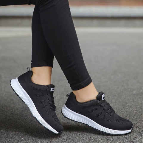 Image of Woman Sneakers White Platform