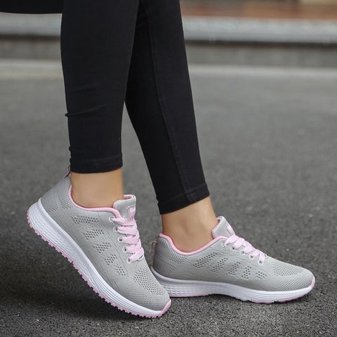 Image of Woman Sneakers White Platform