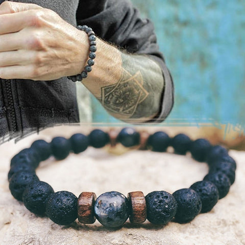 Image of Men Bracelet Lava Stone Diffuser