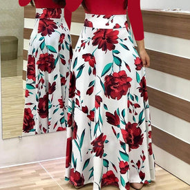 Long Dress Fashion Women Floral Print Boho