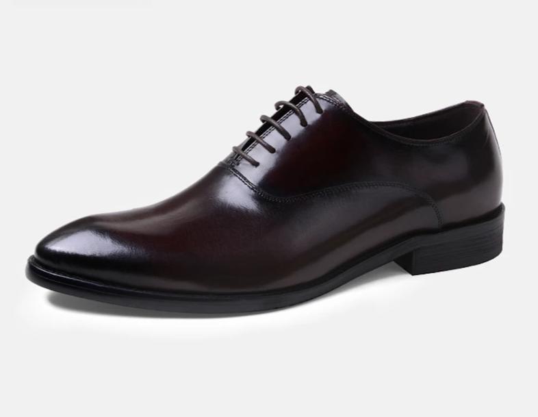 Oxford Formal Shoes Genuine Leather