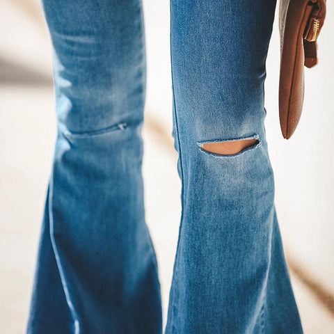 Image of Women Flare Leggings Trousers Pants