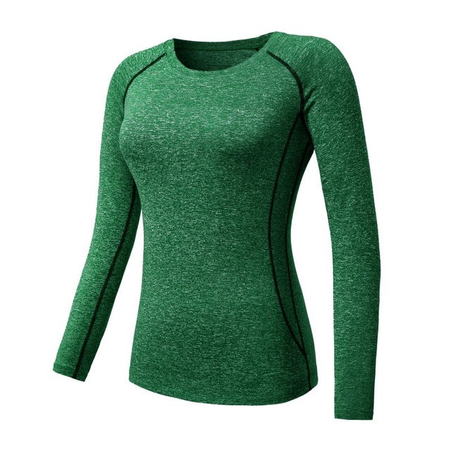 Women Long Sleeve Workout/Fitness T Shirt