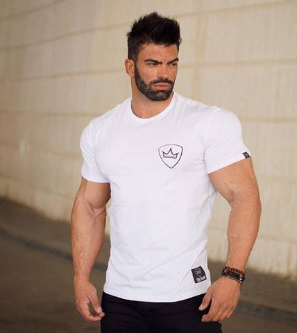 Image of Men Cotton Dry Fit Gym Training Tshirt