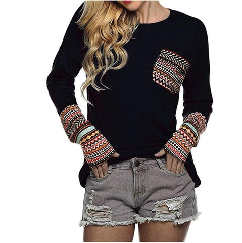 Image of Women's Long Sleeve Casual T-Shirts