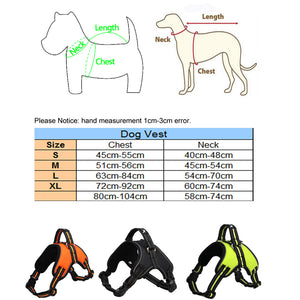 Dog Harness Breathable Safety Reflective